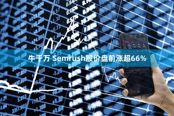 牛千万 Semrush股价盘前涨超66%